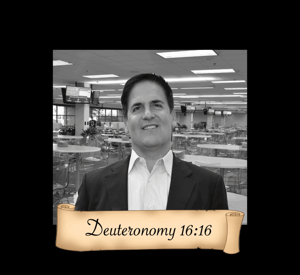 A dream with Mark Cuban and Deuteronomy 16:16